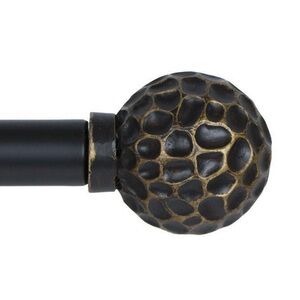 10/$25🦋 Urbanest Black Horn 1-inch Adjustable Single Drapery Curtain Rod